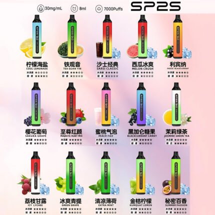 【台灣現貨】SP2S GLO 思博瑞7000口 一次性電子煙 大容量拋棄式
